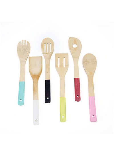 اشتري Nowra 6 Piece Bamboo Utensils  Natural في الامارات