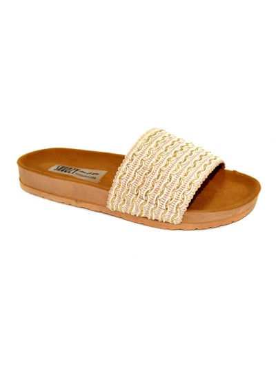 Buy Shoozy Fashionable Women Slippers - Beige in Egypt