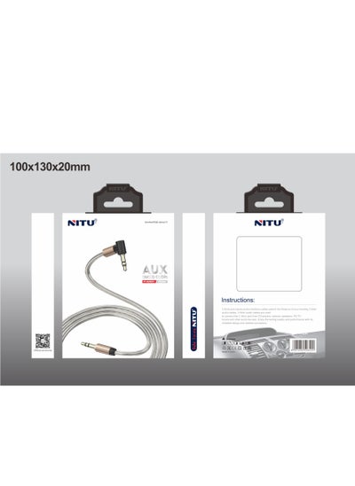 Buy Nitu Audio Cable AUX 3.5MM Audio in UAE