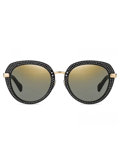 Buy Full Rim Oval Women Sunglass -MORI/S 2M2/K1 - Lens Size: 55 mm - Black in Saudi Arabia