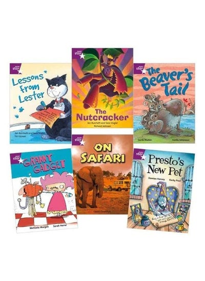 Buy Learn at Home:Star Reading Purple Level Pack (5 fiction and 1 non-fiction book) in UAE