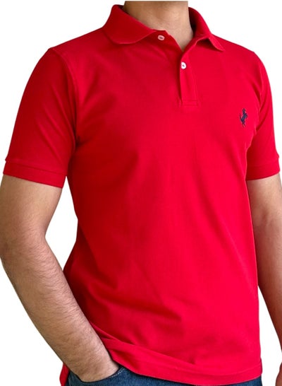 Buy Horse Polo Classic Polo Shirt, Red in Egypt