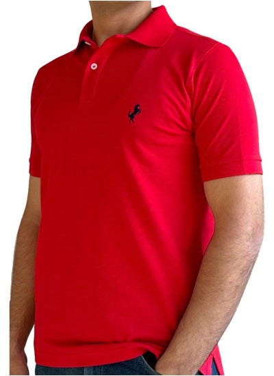 Buy Horse Polo Classic Polo Shirt, Red in Egypt