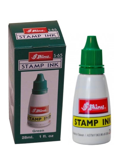 Buy 28ml Stamp Ink Bottle Green Ink in UAE