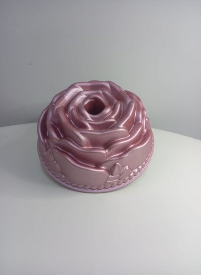 Buy Pink Granite Cake Mold Rose AlJuri 24 Cm in Saudi Arabia