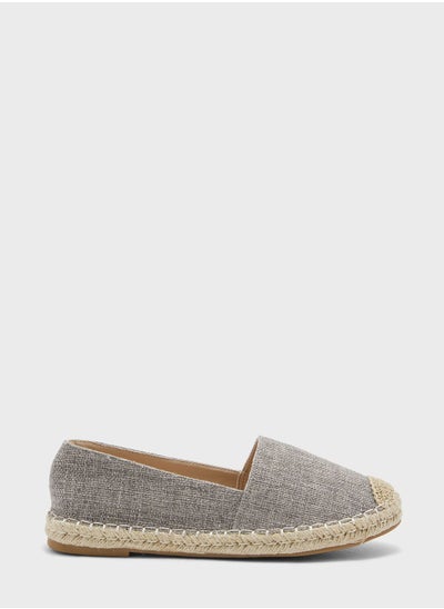 Buy Canvas Espadrille With Toe Cap in UAE