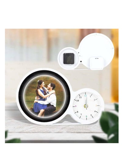 Buy Customized Magic Mirror Photo Frame with Clock,Birthday Valentines Day, Gift for Anniversary Photo Frame Gift Item.Led Photo Frame in Egypt