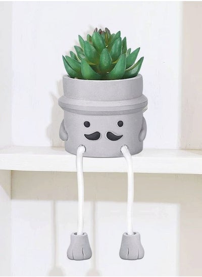 Buy Faux Succulent Desk Decor Fake Plants Wall Decor For Gift in Saudi Arabia