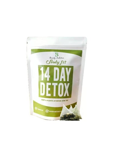 اشتري Body Fit 14 Day Detox Herbal Tea for Weight Loss, Diet Tea Bags, Green Tea - Powerful Fat Burning Detox Tea, Weight Loss Tea في الامارات