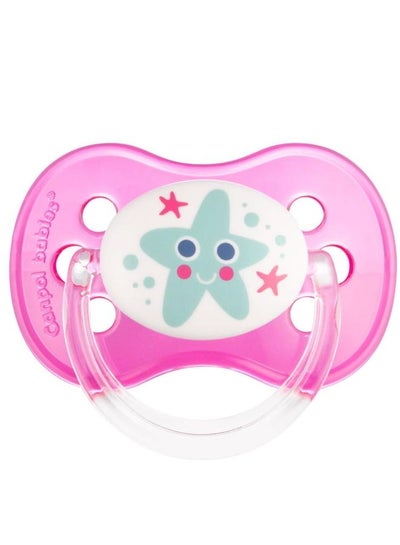 Buy Canpol Babies Sea Star Round Nature Silicone Soother - 0-6m - Pink in Egypt