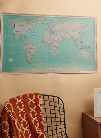 اشتري خريطة العالم القابلة للخدش في الامارات