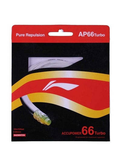 اشتري Ap-66 Turbo Badminton String - White في الامارات