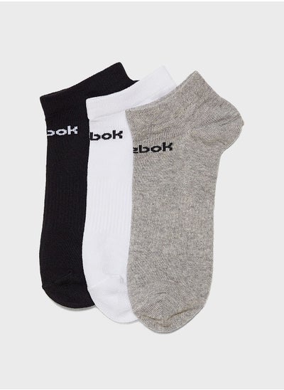 Buy 3 Pack Active Core Sports Training Unisex No Show Socks in UAE