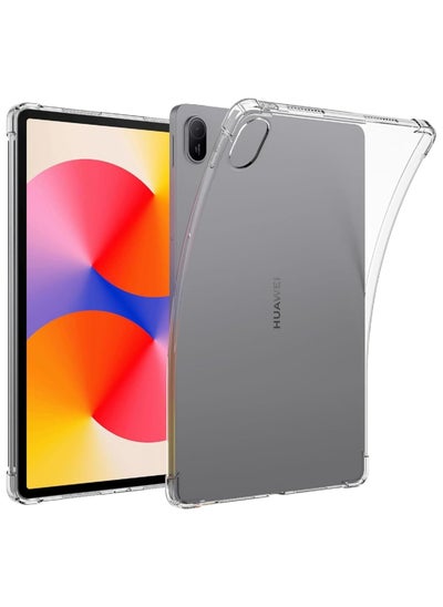 Buy Clear Cover Compatible with Huawei MatePad SE 11inch 2024 Case, Clear Soft TPU Shockproof Scratch-Resistant Flexible Cover, Anti-Slip Transparent Protective Shell for Huawei Matepad SE 11inch in Saudi Arabia