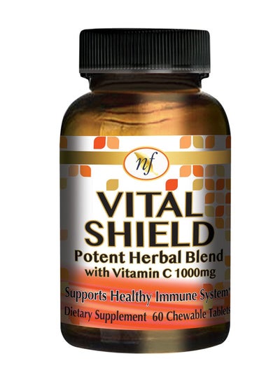 Buy VitalShield Potent Herbal Blend with Vitamin C 1000mg  60 Tablets in UAE