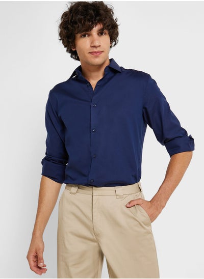 Buy Essential Slim Fit Shirt in UAE