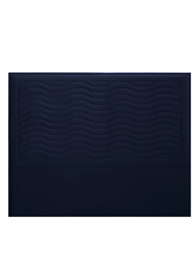 Buy H191 | Velvet headboard - Dark Blue in Saudi Arabia