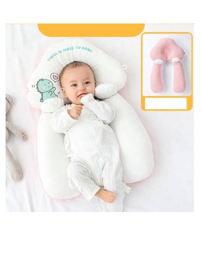 اشتري Pillows For Babies Shaping Pillow Fall Prevention Ab Side Breathable Comfort Cotton Newborn Infant Anti-Roll Sleep Bedding Kids في الامارات