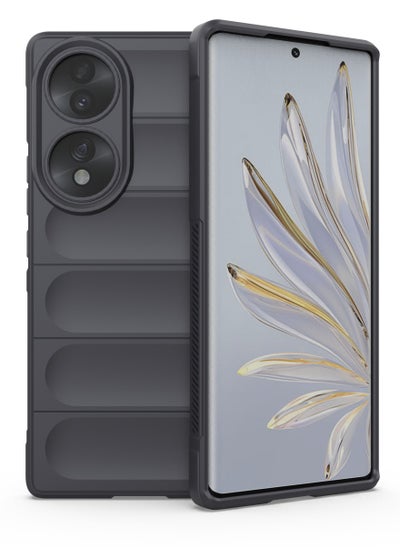 Buy GOLDEN MASK Compatible With Honor 70 Magic Case ShockProof (Dark Grey) in Egypt