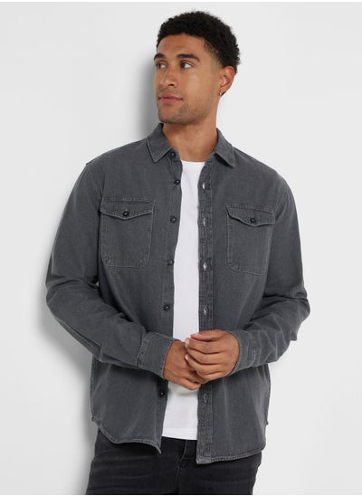 Buy Denim Pocket Shirt in UAE