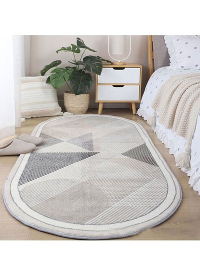 Buy Modern Anti slip Area Rug with Acrylic Imitation Cashmere Material (Size 80×160CM) in UAE