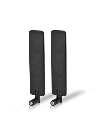 Buy Tri-Band WiFi 6E Antenna, 2.4GHz 5GHz 6GHz WiFi Antenna 5dBi MIMO RP-SMA Male Antenna for WiFi Router High-Speed Wireless Connections in Smart Homes and Offices (2-Pack) in UAE