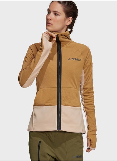 Buy Terrex Zupahike Hooded Fleece Jacket in UAE