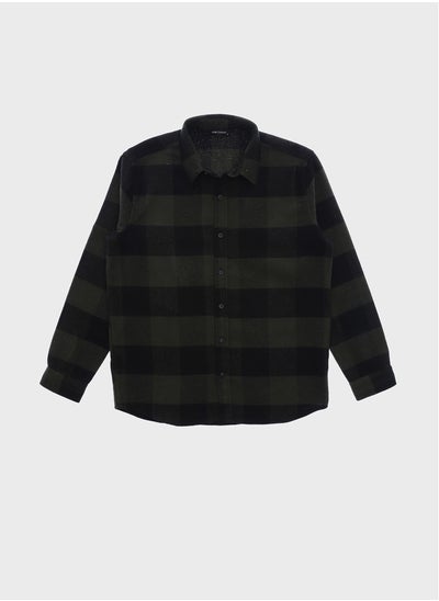 Buy Regular Fit Long Sleeve Plaid Men's Lumberjack Shirt in Egypt