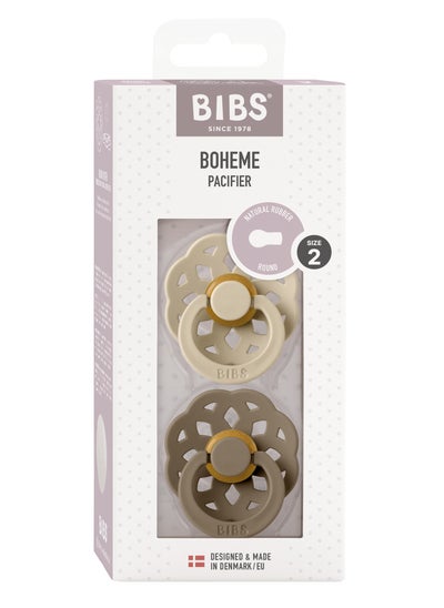 Buy BIBS Pacifier Boheme Round Pack of 2 in Egypt