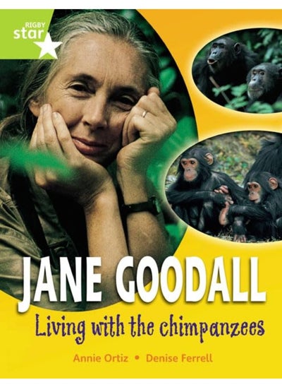 Buy Rigby Star Gui Quest Year 2 Lime Level: Jane Goodall: Living With Chimpanzees Reader Sgle in UAE