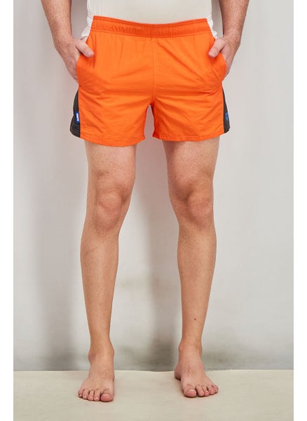 اشتري Men Arena Fundamentals Panels Shorts, Orange and White في السعودية