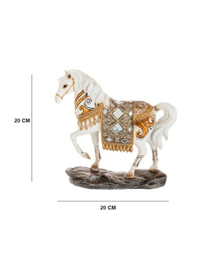 Buy A decorative horse figurine with a beautiful and elegant design in Saudi Arabia