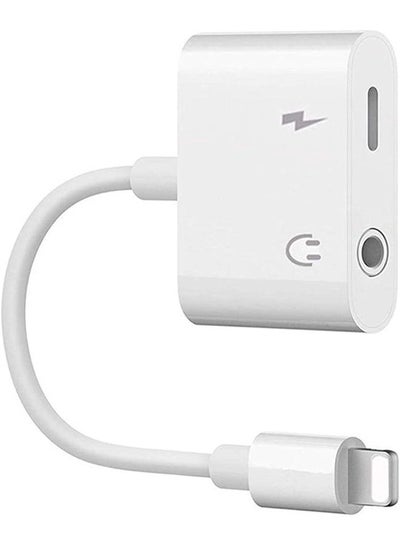 اشتري Headphone Jack Adapter for iPhone Car Charger 3.5mm Aux Earphone Audio Splitter and Charge Connector for iPhone 7/8/X/7 Plus/8 Plus/XS MAX Support Jack Dongle Converter and Charger Compatible All iOS في الامارات