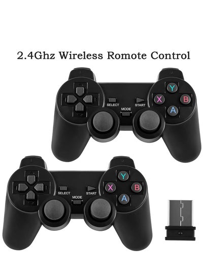 Buy Retro Game Console with Dual Wireless Controllers Plug & Play Video Game Stick Built in 3500/10000+ Games, TV 4K High Definition HDMI Output, Great Gift for Adults and Kids (64G) in UAE