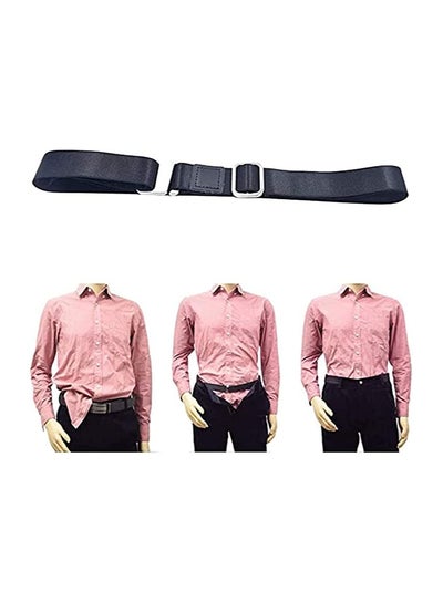 اشتري Men Shirt Stays Shirt Lock Belt Adjustable Elastic Shirt Holder Keeps Shirt Tidy في السعودية