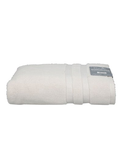 Buy Lucaluca Luxurious Cotton Highly Absorbent Bath Towel Light Beige 70 x 140 cm in Saudi Arabia