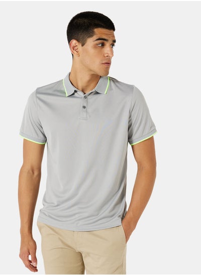 Buy Basic Collared Piping Polo in UAE