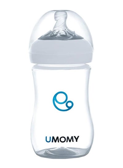 Buy Silicone Rubber Teat  PP Anti-Colic Infant Bottle, Fast Flow, 260ML, White in UAE