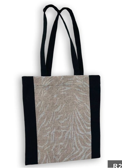 Buy casual printed linen tote bag in Egypt