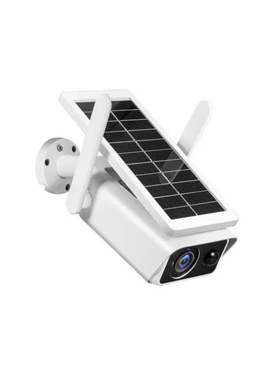 اشتري HD Wireless Solar Security Camera Outdoor Indoor Safety Camera Two-Way Audio Human Detect في السعودية