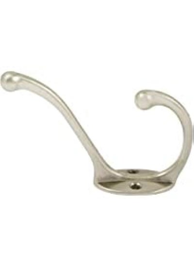 اشتري 10 Pieces Hat And Coat Hook Heavy Duty Robe Hook Coat And Hat Hook With Round Base Stainless Steel في الامارات