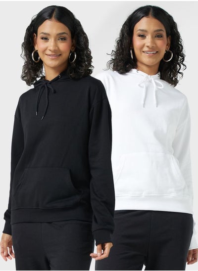 Buy 2 Pack Essential Pocket Hoodie in Saudi Arabia