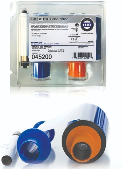 اشتري Genuine Fargo 45200 YMCKO Color Ribbon for Model DTC4500e Printer في الامارات