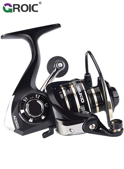 Buy Fishing Reel, Baitcaster Reels, Ultra Smooth Powerful Fish Spinning Wheel, Ultralight Fishing Reels with Drag Baitcasting Reel Perfect for Freshwater or Saltwater Fishing AC-1000 in Saudi Arabia