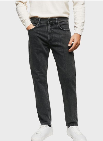 Buy Rinse Tapered Fit Jeans in UAE