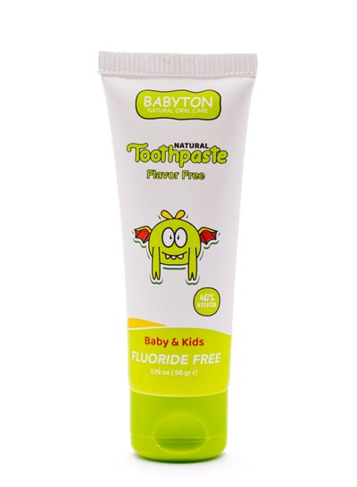 Babyton Natural Toothpaste - Tropical Flavor, Safe for Babies and Kids ...