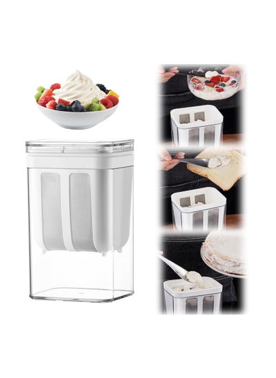 Buy 1100ML Yogurt Strainer Ultra Fine Filter Mesh Reusable Rice Tea Juicing Food Sieve Lactic Acid Bacteria Preservation Box in UAE