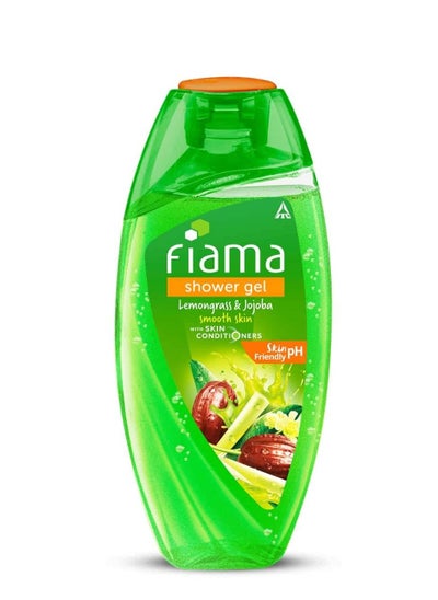 اشتري Fiama Shower Gel Lemongrass & Jojoba Body Wash With Skin Conditioners For Smooth Skin, في الامارات