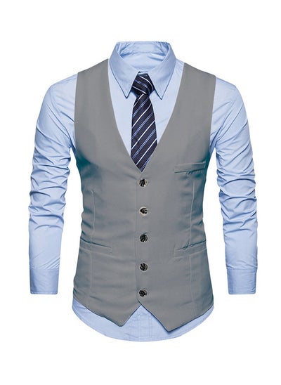 Buy New Fashionable Personalized Printed Men's Suit Vest in Saudi Arabia