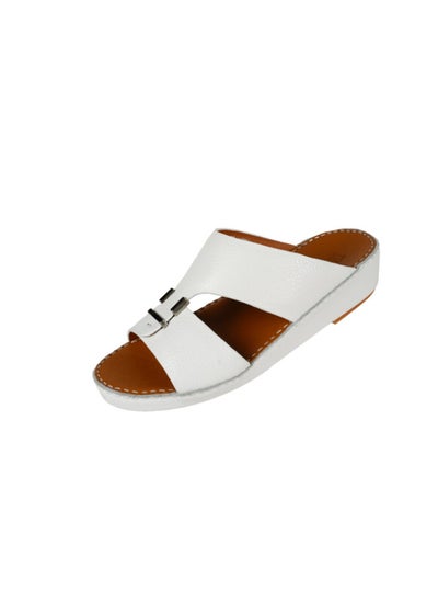 اشتري 008-3511 Barjeel Mens Arabic Sandals  BSP1-02 White في الامارات